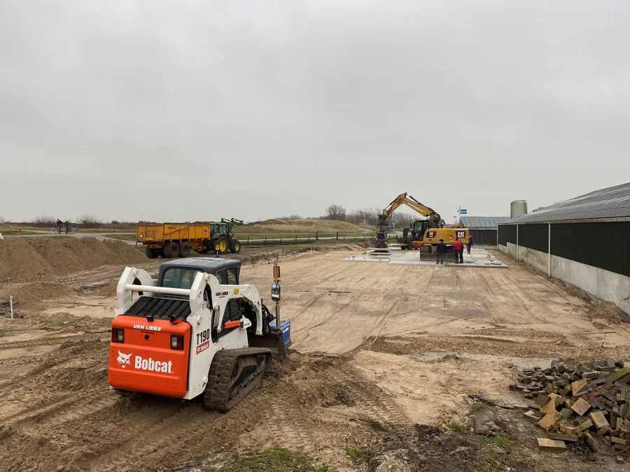 Lasergestuurd profileren door Van Liere Grondwerk